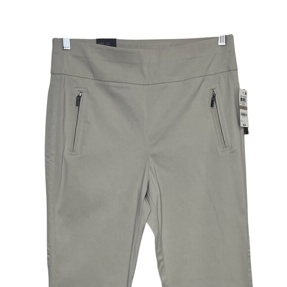 INC International Concepts Wide Leg Regular Fit Pants Womens 12 Toad Beige New - Picture 3 of 12